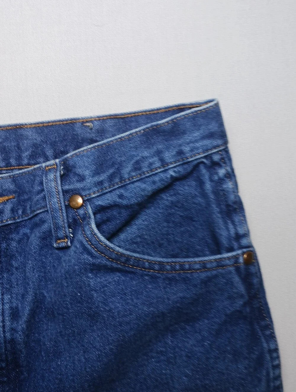 Wrangler Mens Cowboy Cut Prewashed Slim Fit Jeans 32X30 Blue Denim 936PWD